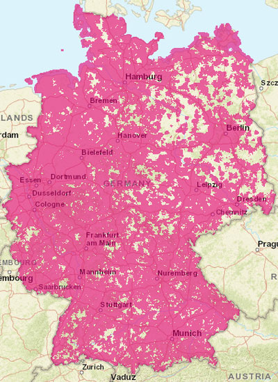 T-Mobile-3G-Netzabdeckung